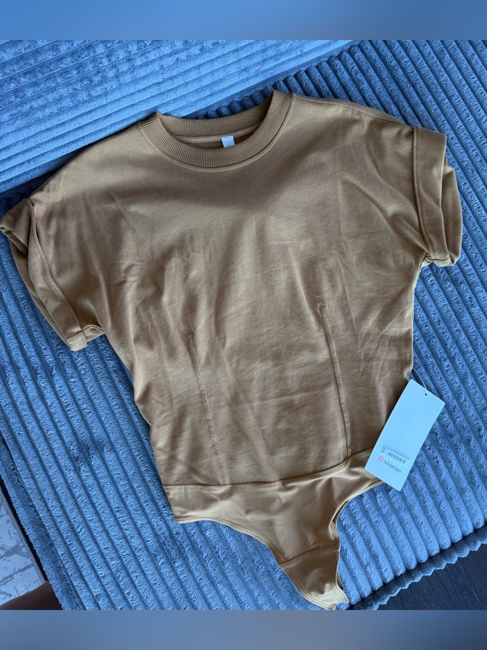 NEW Lululemon Heavyweight Cotton
T-Shirt Bodysuit Size S